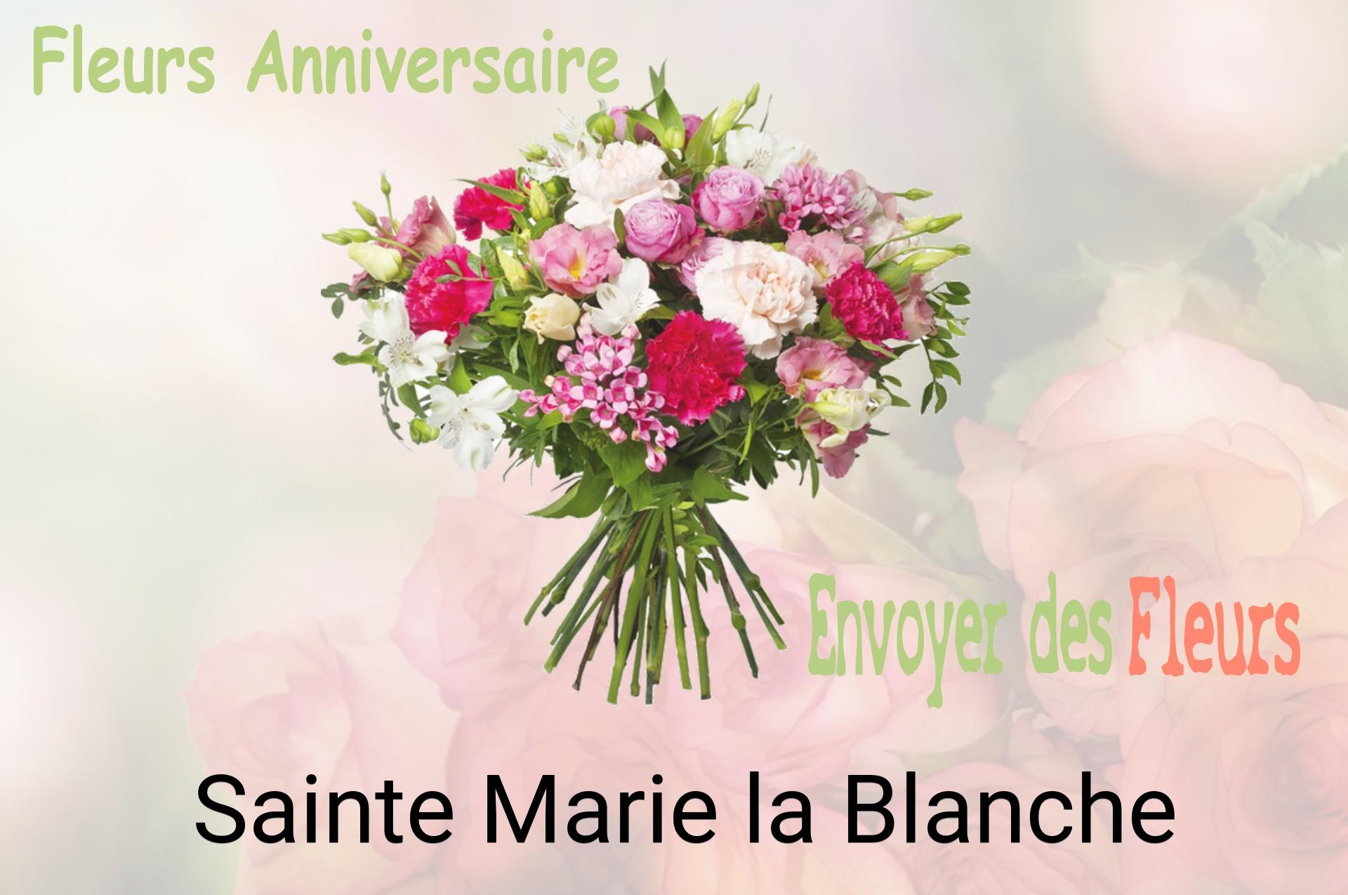 Bouquet de fleurs d’anniversaire livré à Sainte-Marie-la-Blanche