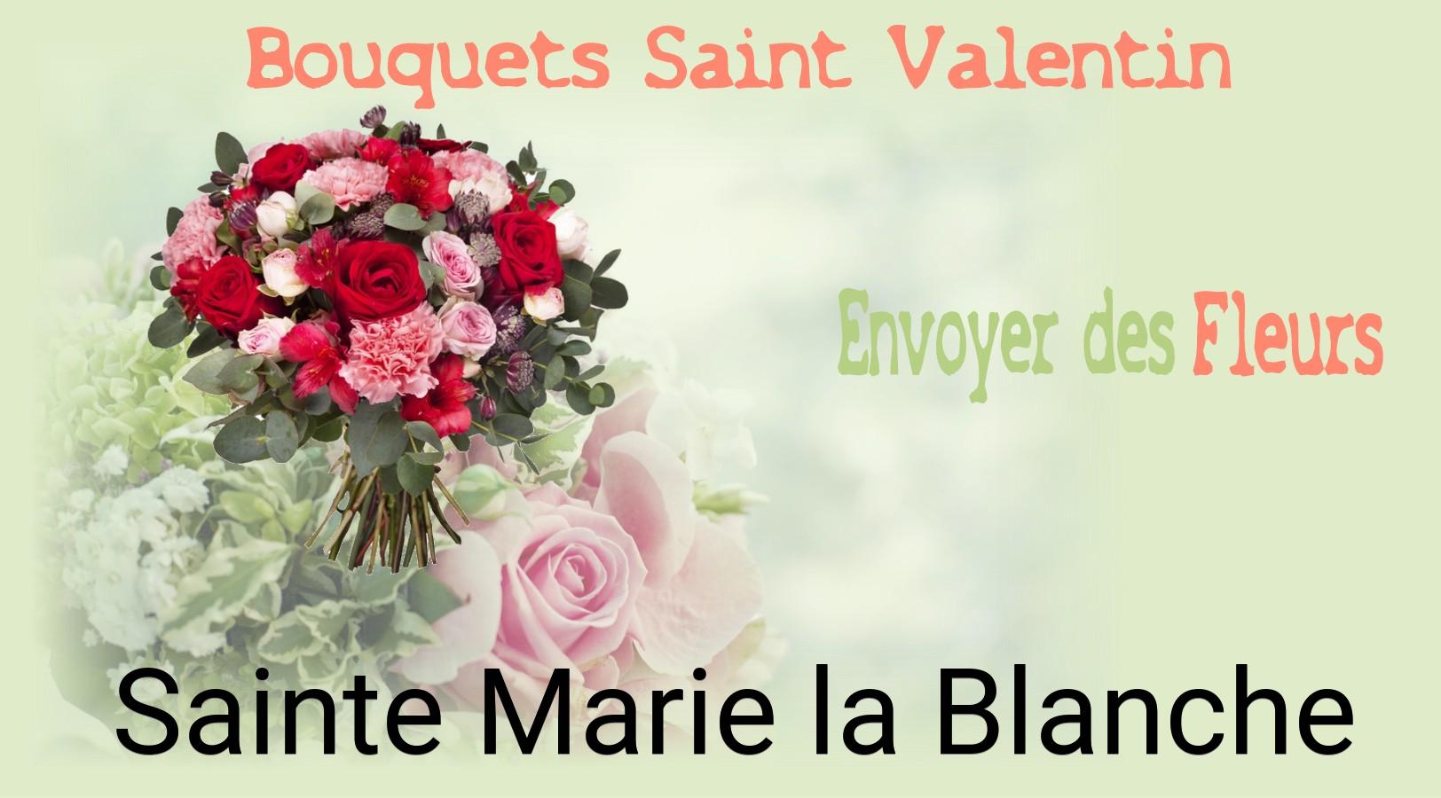 Roses de Saint-Valentin livrées à Sainte-Marie-la-Blanche